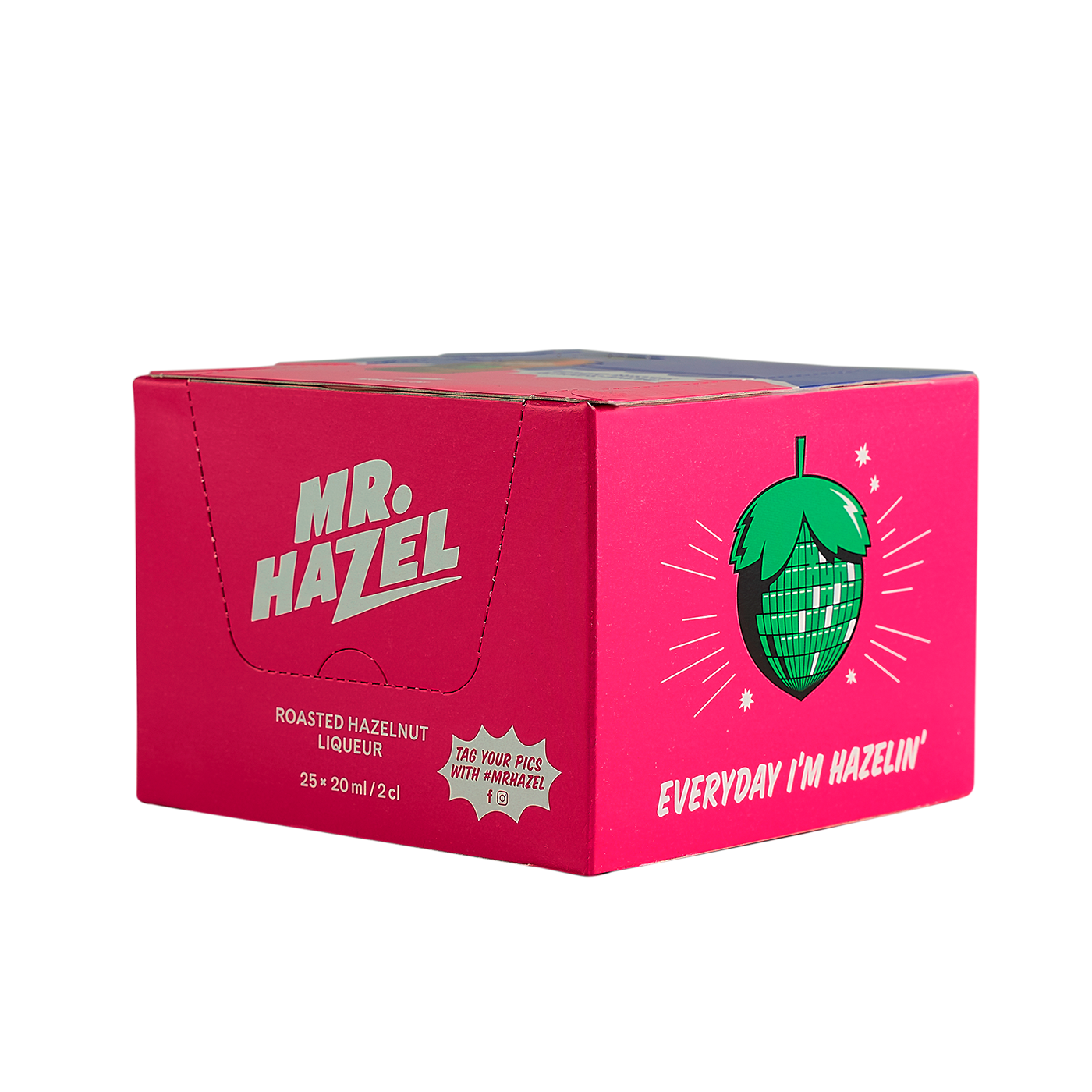 MR. HAZEL Roasted Hazelnut Liqueur 25 x 20 ml Glas